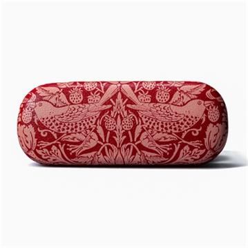 William Morris Raspberry Hard Glasses Case
