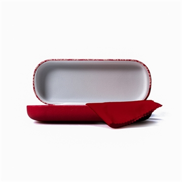 William Morris Raspberry Hard Glasses Case