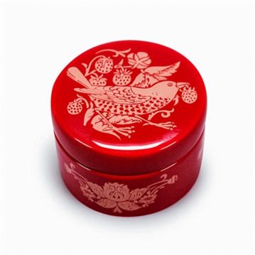 William Morris Raspberry Trinket Box