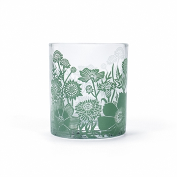 Kate Heiss Woodland Green Glass Tumbler