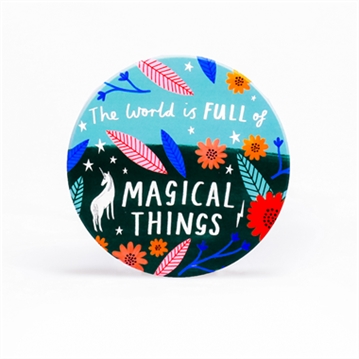 Bonbi Forest Quotes Set of 4 Ceramic Coasters