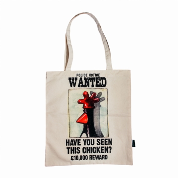 Wallace & Gromit Feathers Recycled Cotton Shopper Bag