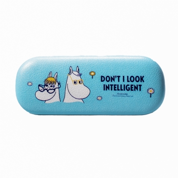 Moomin "Don't I look Intelligent" Hard Glasses Case