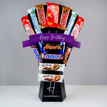 Happy Birthday Mars Variety Chocolate Bouquet