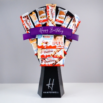 Happy Birthday Kinder Variety Chocolate Bouquet