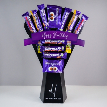 Happy Birthday Dairy Milk Selection Chocolate Bouquet