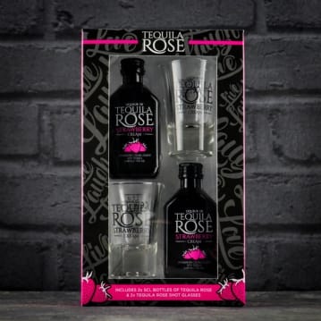 Tequila Rose 5cl Duo & Glasses