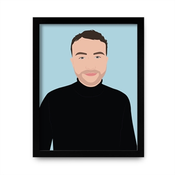 Personalised "Photo-to-Painting" Hand Illustrated Framed Prints for Him