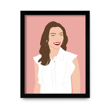 Personalised "Photo-to-Painting" Hand Illustrated Framed Prints for Her