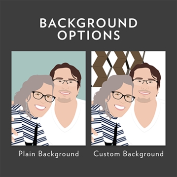 Personalised Parents "Photo-to-Painting" Hand Illustrated Framed Prints