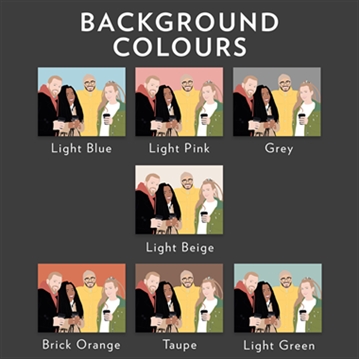 Personalised Friendship "Photo-to-Painting" Hand Illustrated Framed Prints