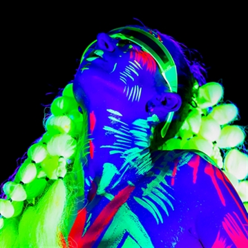 Naked Neon Life Drawing