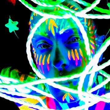 Naked Neon Life Drawing