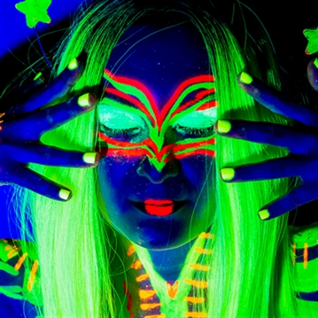 Naked Neon Life Drawing