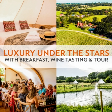 Luxury Under the Stars with Breakfast, Wine Tasting and Tour