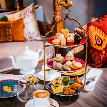 Lavish Indian Afternoon Tea for Two in London
