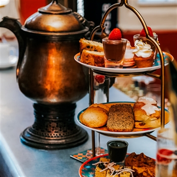 Lavish Indian Afternoon Tea for Two in London