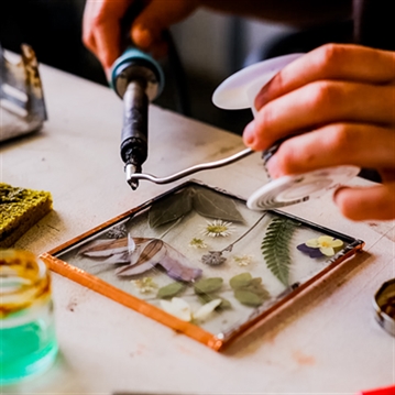 Wildflower and Stained Glass Decorations Workshop in Bristol