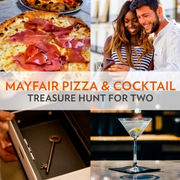 Mayfair Pizza & Cocktail Treasure Hunt for Two