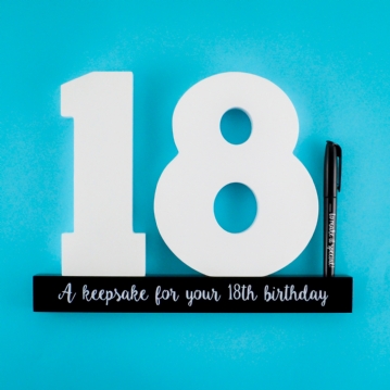 18th Birthday Signature Numbers