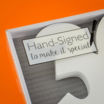 30th Birthday Signature Numbers and Pen