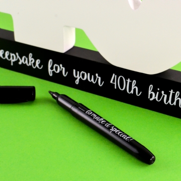 40th birthday wooden numbers