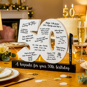 50th birthday signature numbers