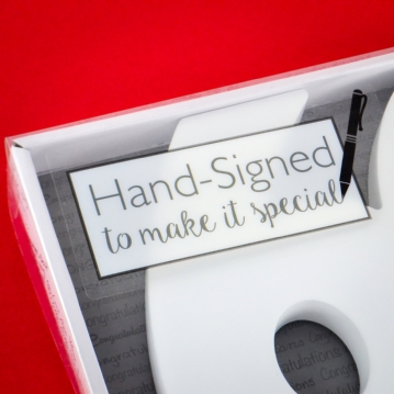 60th Birthday Signature Number