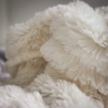 Cream Microwavable Slipper Boots