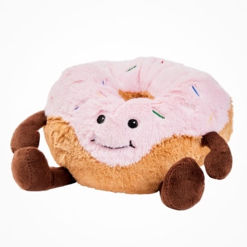 Pink Donut Warmies Plush