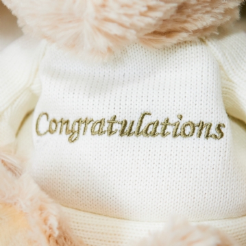 Warmies 9''  Congratulations Microwaveable Plush Bear