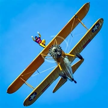 Wing Walking Day in Yorkshire