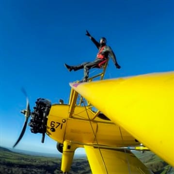 Wing Walking Day in Yorkshire