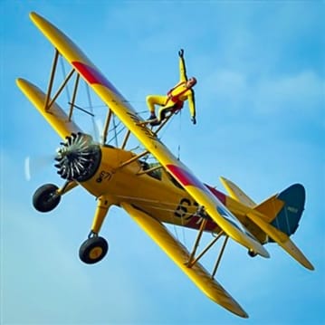 Wing Walking Day in Yorkshire