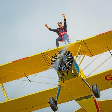 Wing Walking Experience in Lincolnshire