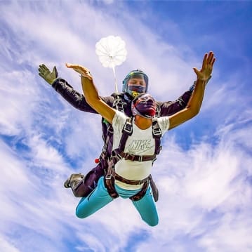 Skydiving in Lancashire