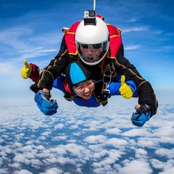 Skydiving in Snowdonia