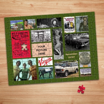 The Year You Were Born Personalised Photo Upload Jigsaw Puzzles