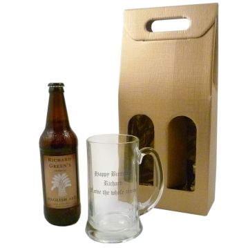 Personalised Ale and Glass Set