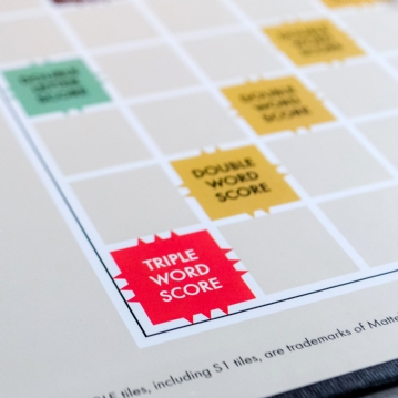 Scrabble Tin - Retro Edition