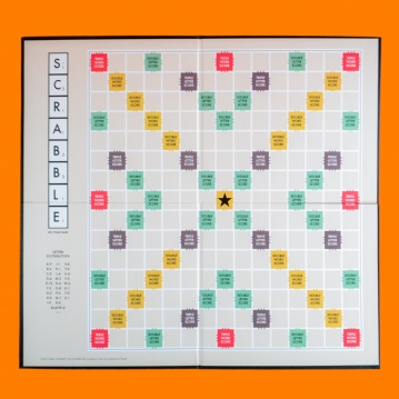 Scrabble Tin - Retro Edition