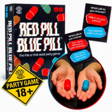 Red Pill Blue Pill Adult Party Game