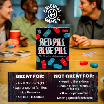Red Pill Blue Pill Adult Party Game