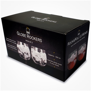 Set of 2 Globe Rocker Glasses