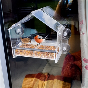 Frequent Flyer Clear Bird Feeder