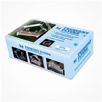 Frequent Flyer Clear Bird Feeder