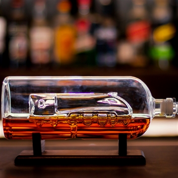 Train in a Bottle Decanter
