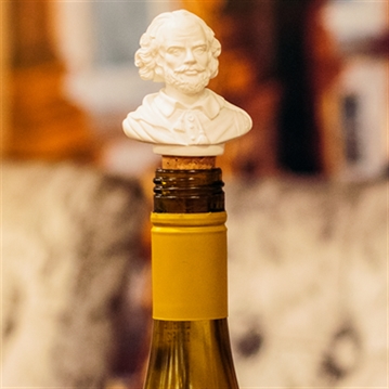 Shakespeare Novelty Bottle Stopper