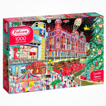 Falcon Contemporary Christmas at Leicester Square 1000 Piece Jigsaw Puzzle