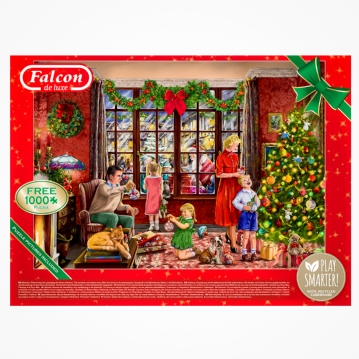 "A Toy From Santa" 1000 Piece Jigsaw Puzzle - Christmas Theme, 26.6" X 19.3" Finished Size - View #12
